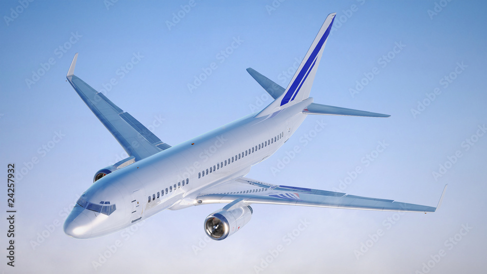 Obraz premium Airplane in the sky