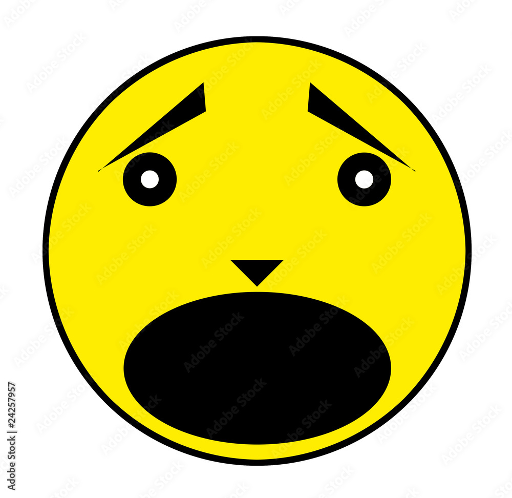 Fototapeta premium viso e paura