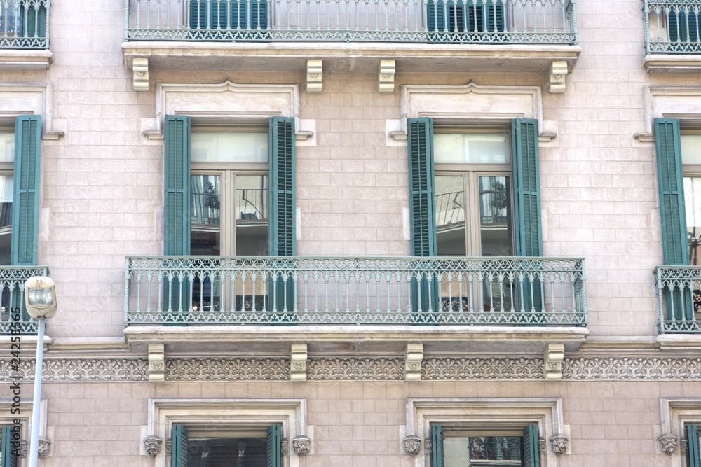 Obraz premium Windows and balconies