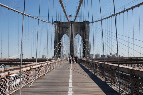 El puente de Brooklyn en Manhattan