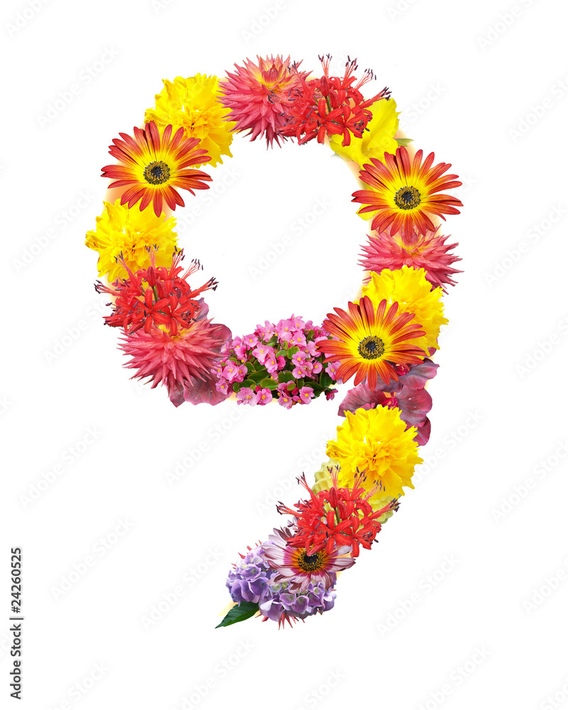 flower letter