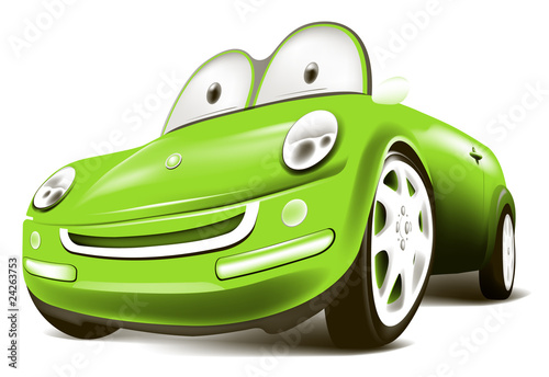 green car