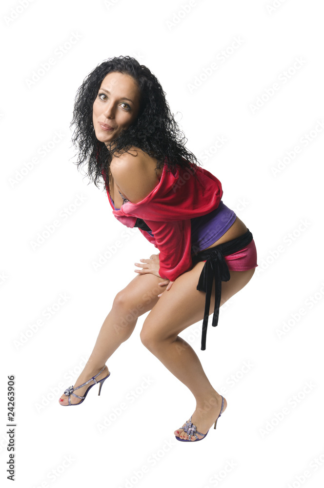 Naklejka premium Go-go dancer