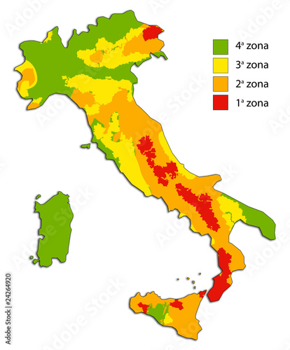 cartina italia sismica
