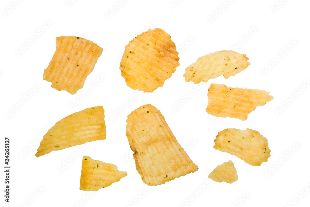 Naklejka premium Potato chip