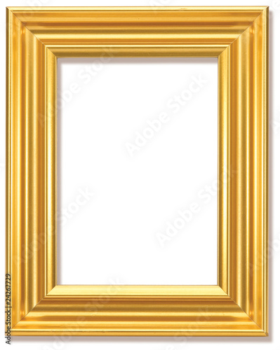 gold guilt empty picture frame