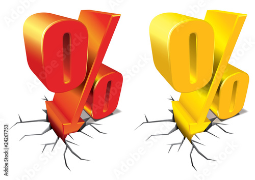 Discount percent hitting floor