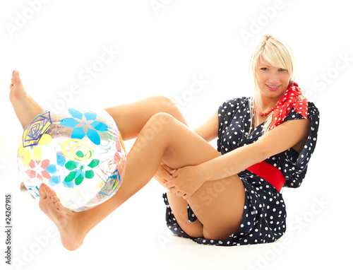 Принти на полотні pinup girl