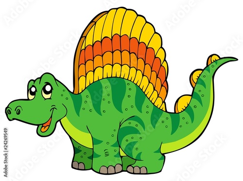 Cartoon small dinosaur