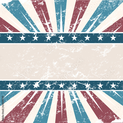 Old Colors American Background in grunge style