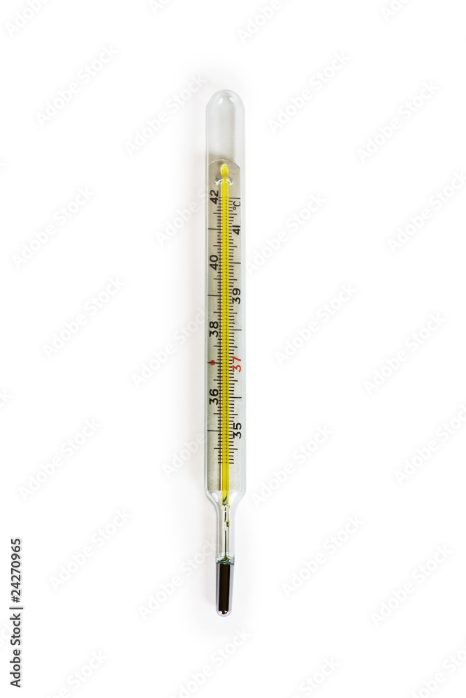Thermometer isolated on a white background Thermometer isolated on a white background