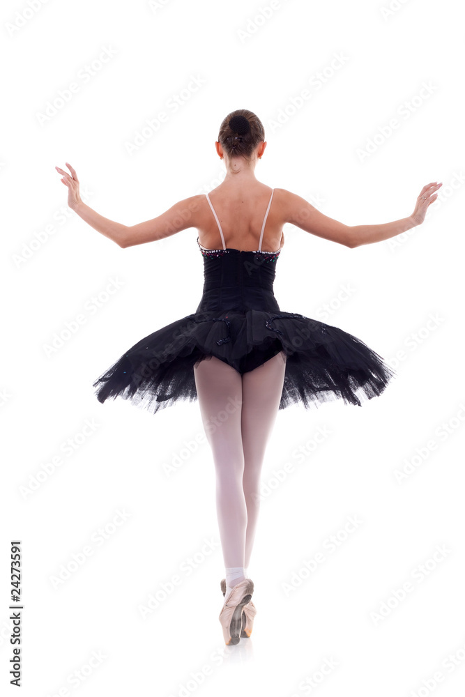 back of a ballerina