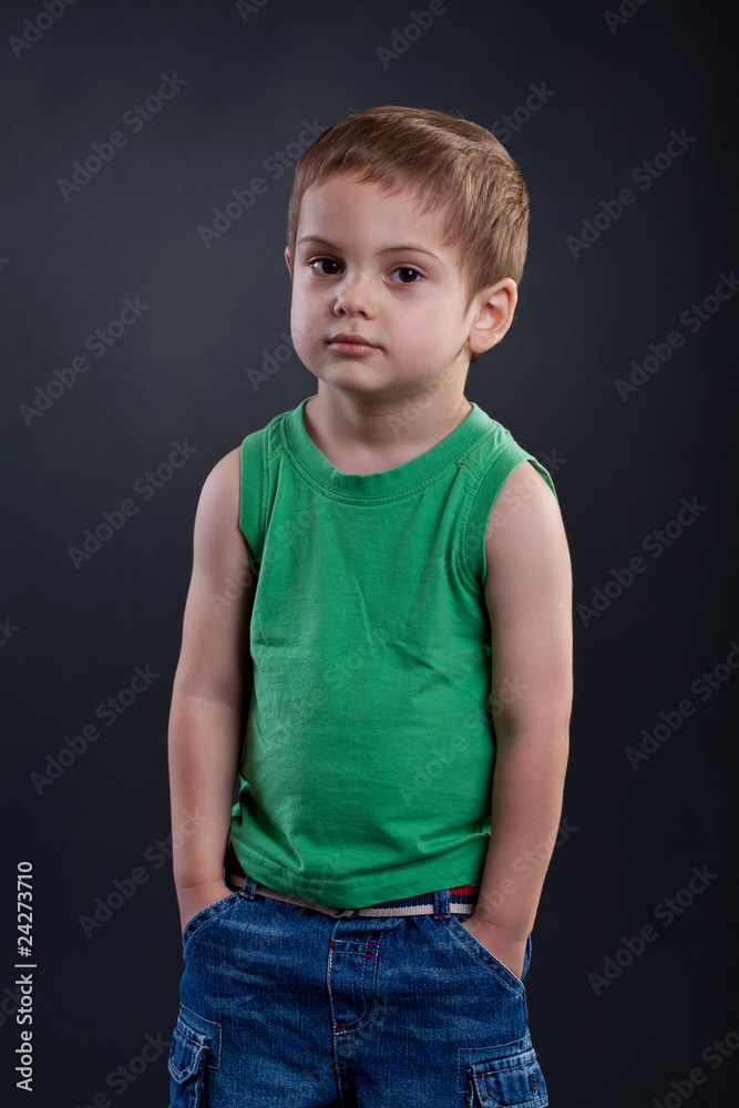 preschoold boy posing preschoold boy posing