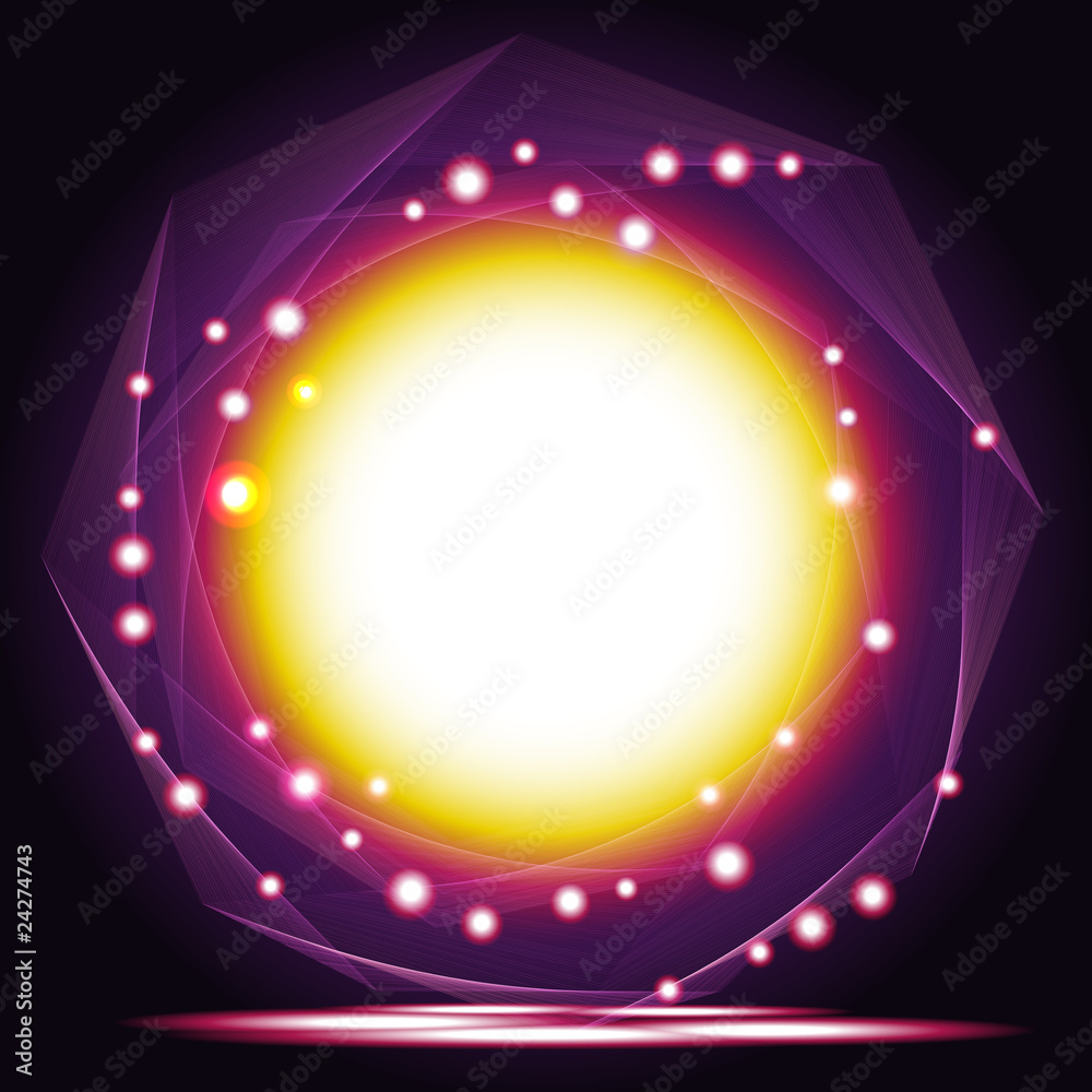 Abstract vector Magic Frame. Abstract vector Magic Frame.