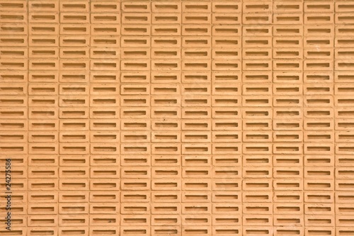 Orange Brick Wall Pattern
