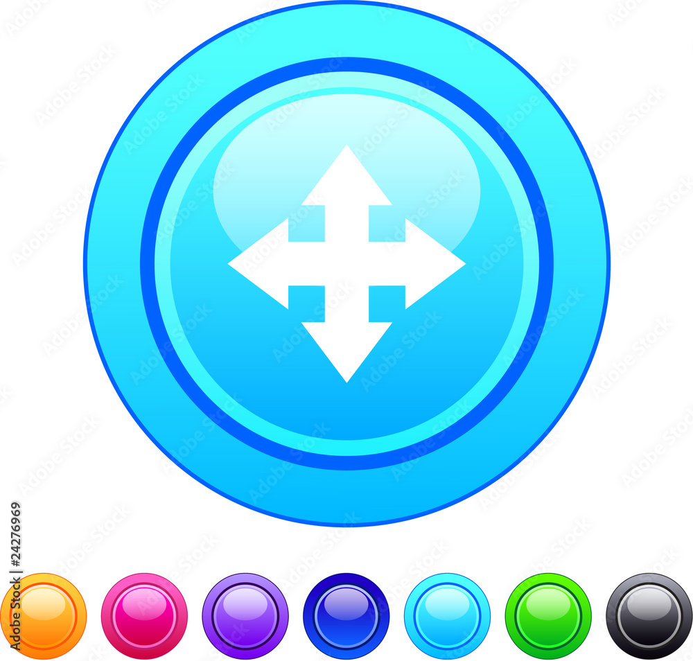 Map circle button. Map circle button.