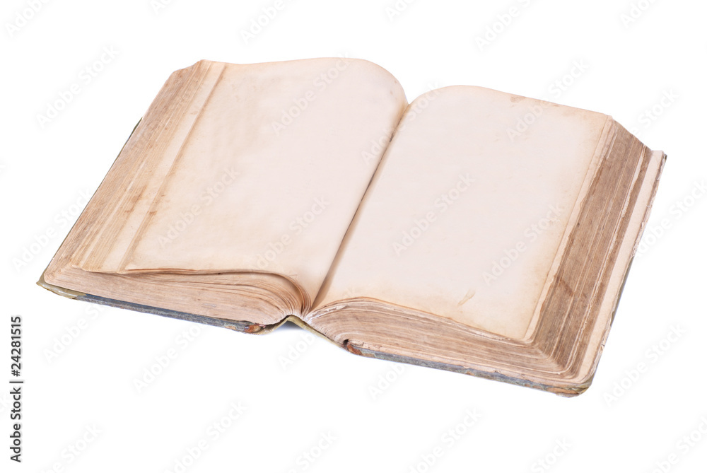 Open old book Open old book