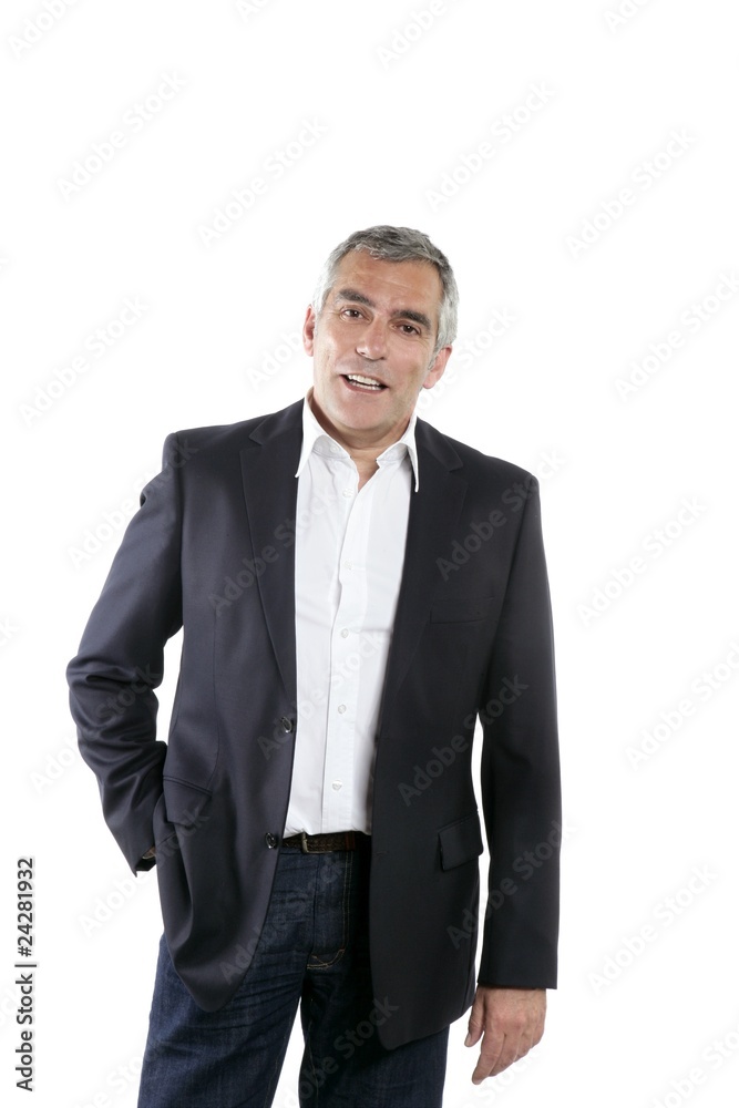 senior businessman portrait black suit over white senior businessman portrait black suit over white