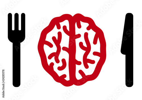 Fork, brain, knife