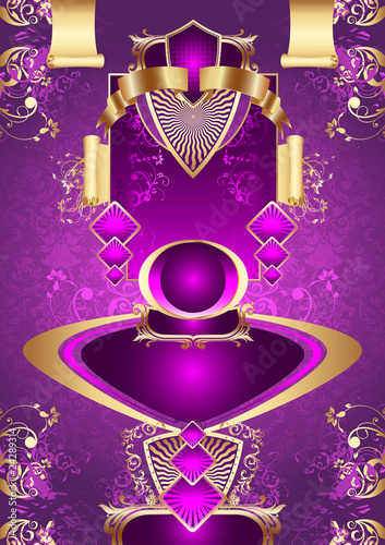 Partyflyer Vorlage Schild Gold