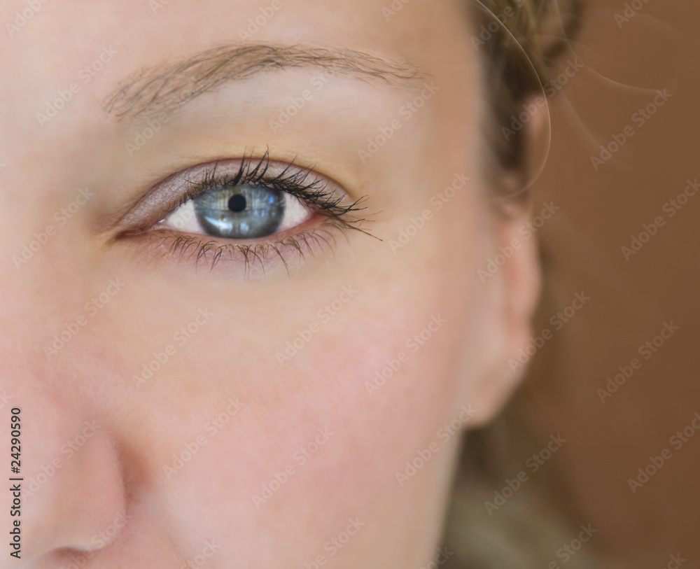 Obraz premium Closeup shot of the woman'eye.