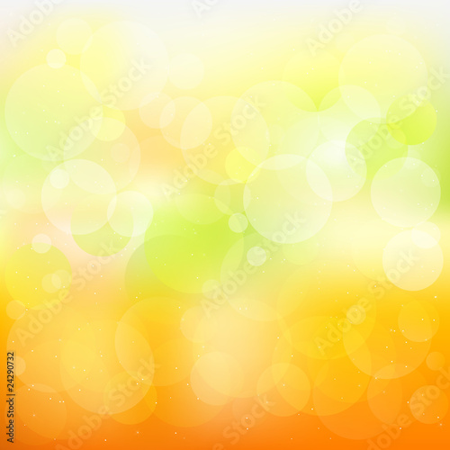 Abstract Vector Orange And Yellow Background