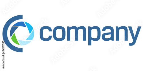 Shutter symbol for photography studio