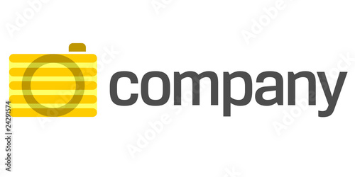 Abstract photo camera logo
