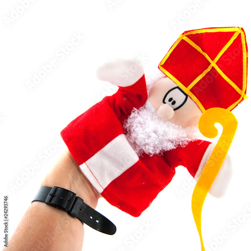 hand puppet Sinterklaas photo