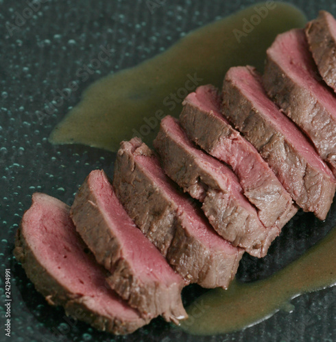 Filet de boeuf purée topi