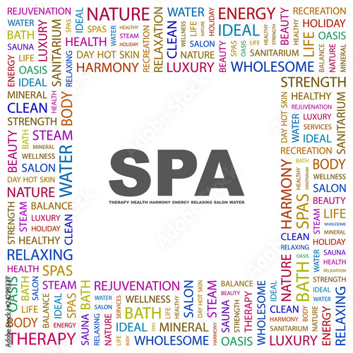 SPA. Square frame with association terms.
