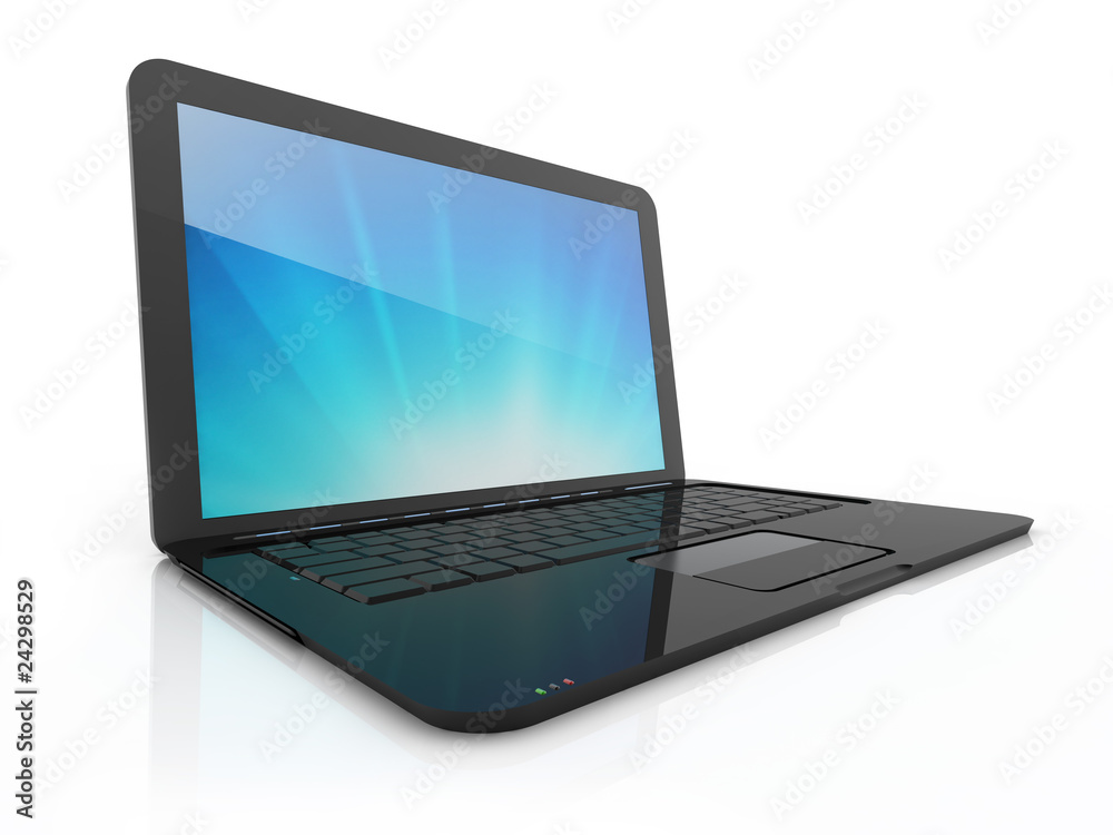 Thin Stylish Black Laptop Thin Stylish Black Laptop