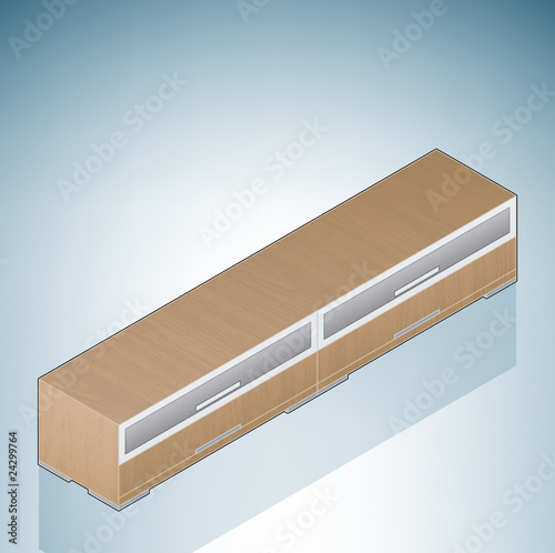 Furniture: Small Bedroom Chest of Drawers With Glass