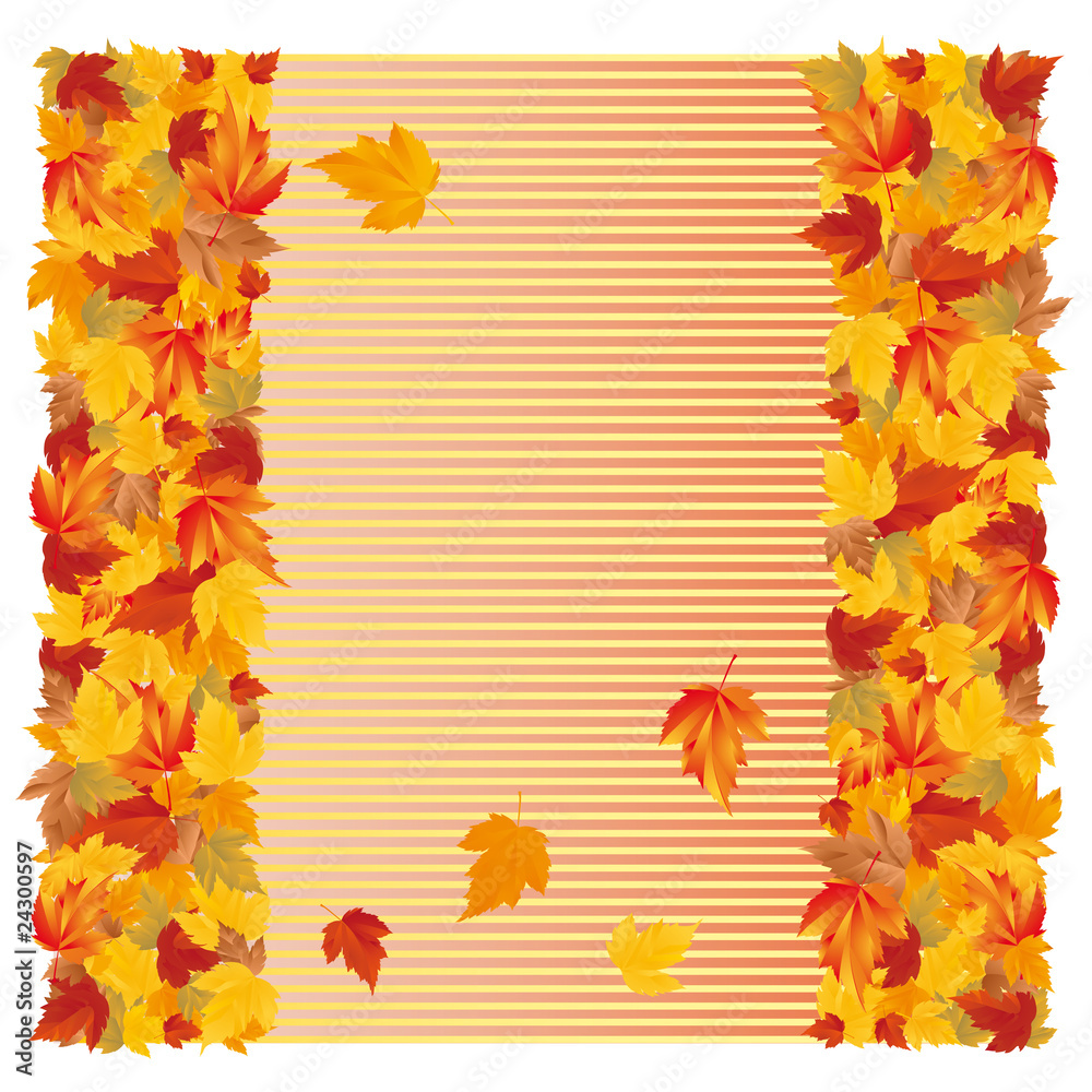 Autumn background, vector
