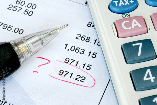 Find a mistake when auditing the financial statement