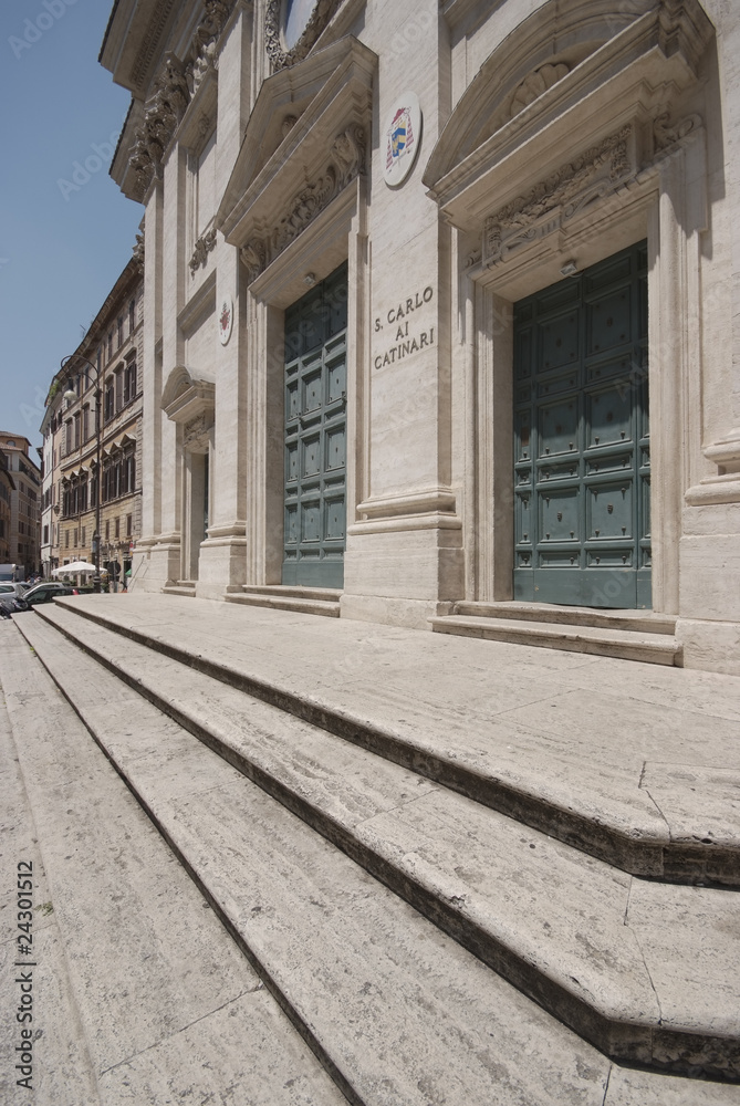 Obraz premium Roma, chiesa di S. Carlo ai Catinari