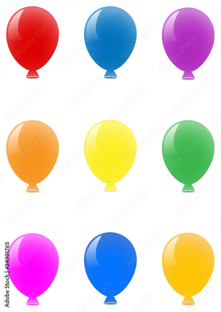bunte Luftballons bunte Luftballons