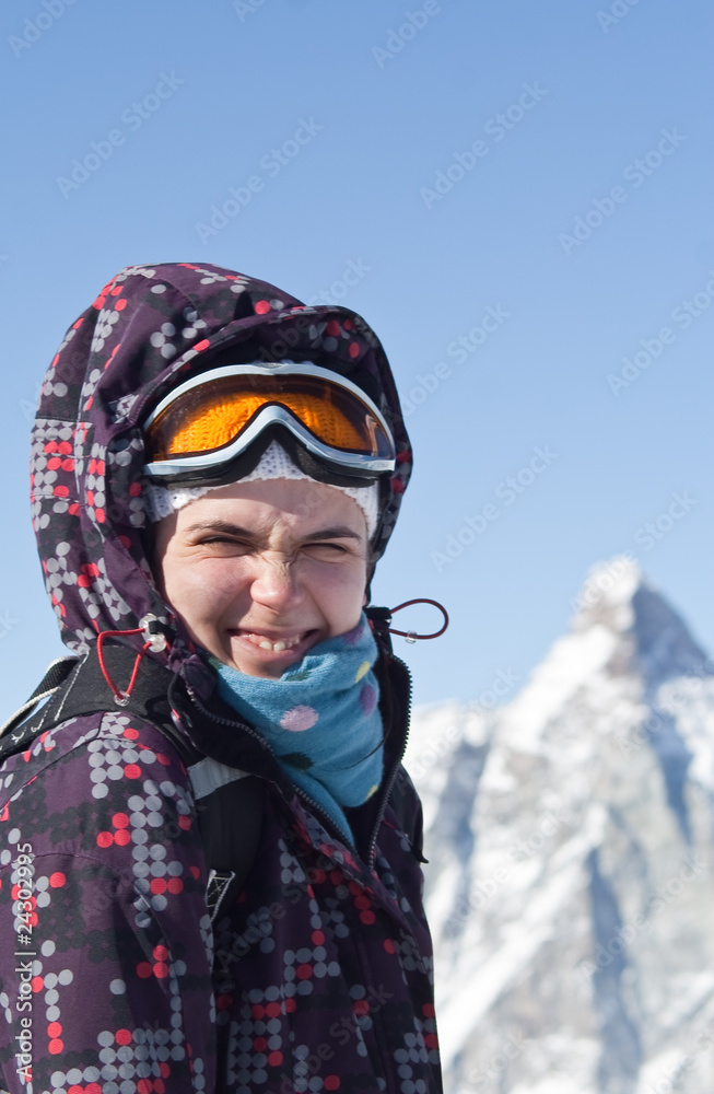 Portrait of the skier