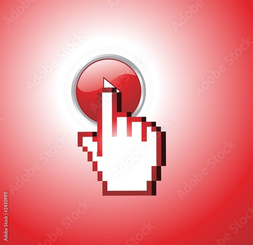 pointer cursor in hand