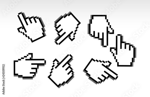 pointer cursor in hand