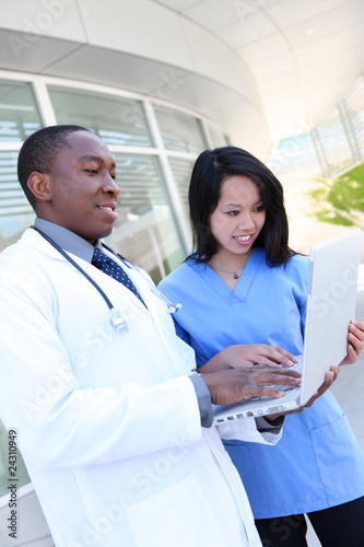 Diverse Medical Team at Hospital