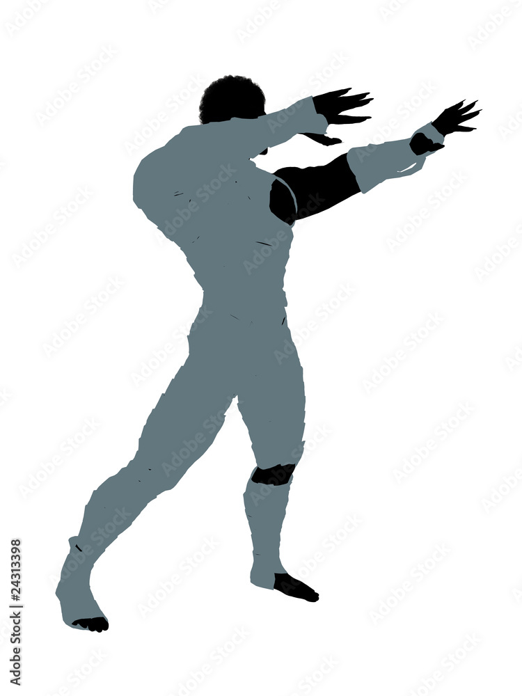 African American Male Mummy Illustration Silhouette African American Male Mummy Illustration Silhouette