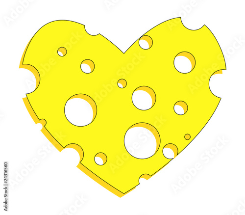 Cheese heart
