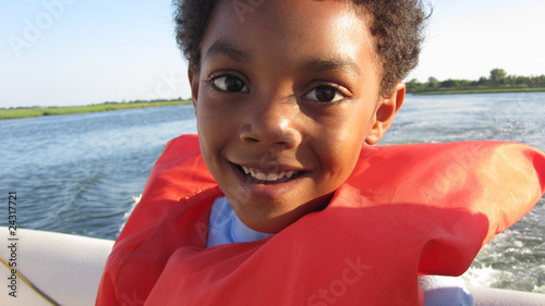 Boy Boating