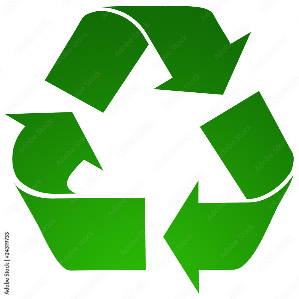 Fototapeta premium symbole recyclage écologie