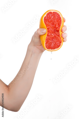 Grapefruit juice.