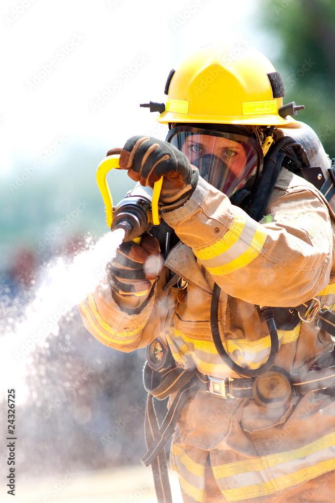 Obraz premium Firefighter