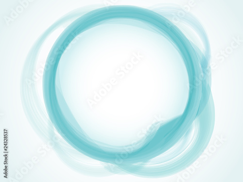 Abstract Pastel blue aqua circle