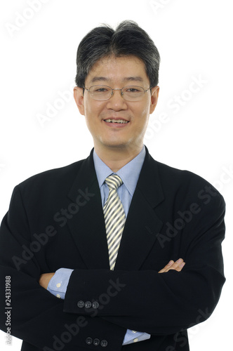 businessman with arms crossed