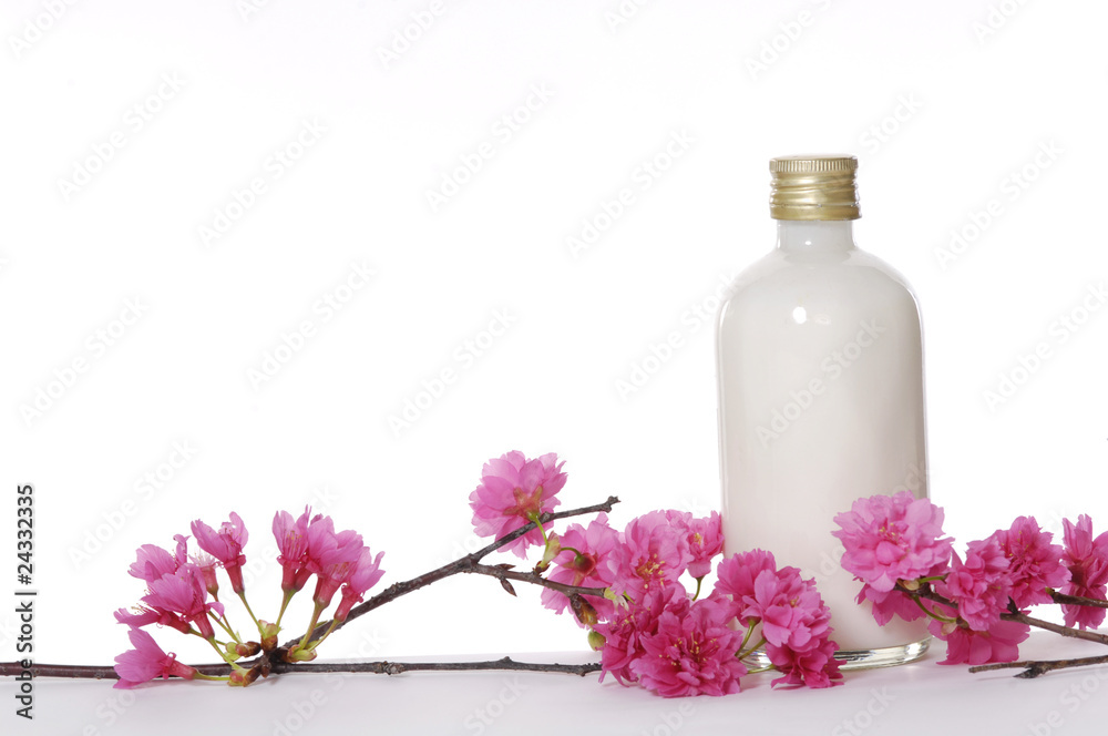 spa liquid and cherry flower spa liquid and cherry flower